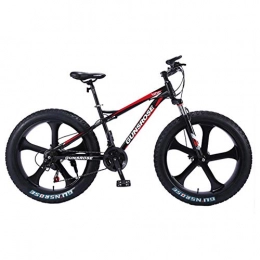 GuiSoHn Mountain Bike GuiSoHn, ruota da 26 pollici, con 5 coltelli, in acciaio al carbonio, per adulti, per mountain bike, bici da spiaggia e snowboard, GuiSoHn-514687930., Taglia unica