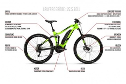 HAIBIKE Mountain Bike HAIBIKE Sduro FullSeven LT 4.0 Bicicletta elettrica Pedelec 500 Wh Shimano Deore 20 Marce, Misura L