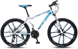 HCMNME Mountain Bike HCMNME Mountain Bikes, Bicicletta da 26 Pollici Bicicletta Mountain Bike Adult Variabile velocità velocità Bicicletta Ten Cutter Ruote Telaio in Lega con Freni a Disco