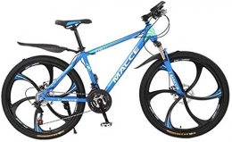 HCMNME Mountain Bike HCMNME Mountain Bikes, Bicicletta da 26 Pollici in Mountain Bike Maschio e Femmina Adulto Adulto velocità variabile Bicicletta a Sei Ruote assorbenti Telaio in Lega con Freni a Disco