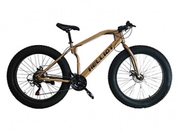 Helliot Bikes Mountain Bike Helliot Bikes Bull Brown, Fatbike Unisex-Adult, Marrone, M-L