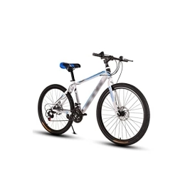 HESND Mountain Bike HESND ZXC Biciclette per Adulti Mountain Bike Speed Shifting Doppio Shock Cross-Country Racing Studente Adulto (colore: Blu, Taglia: S)