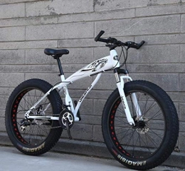 HFFFHA Mountain Bike HFFFHA 21 velocità / 26 Pollici Mountain Biciclette, in Acciaio ad Alto Carbonio Telaio Tyre Mountain Trail Bike, Uomini Donne Hardtail Mountain Bike con Doppio Freno a Disco (Size : 27 Speed)