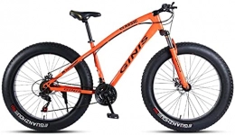 HJRBM Mountain Bike HJRBM Mountain Bike off-Road Beach Snow Bike 21 / 24 / 27 / 30 Speed ​​Speed ​​Mountain Bike 4.0 Wide Tire Adulto Outdoor Riding 6-6，30 Speed ​​fengong