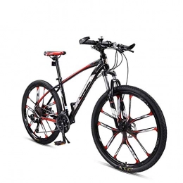 HY-WWK Bici HY-WWK Bicicletta Cruiser per Adulti, Forcella Anteriore Bloccabile 26 / 27, 5 Pollici Mountain Bike Freno a Doppio Disco Ruota in Lega Di Magnesio 30 Velocità, B, B