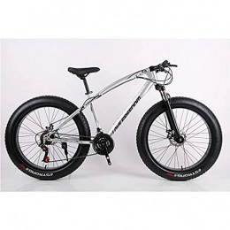 JAEJLQY Bici JAEJLQY Bicicletta Mountainbike - 7 / 21 / 24 / 27 velocità Mountain Bike Bicicletta 26 / 20 Pollici in Acciaio o Telaio in Alluminio Rosso e Nero Trasporto Libero, Silver+26in, 27