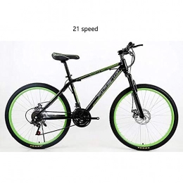 JAEJLQY Mountain Bike JAEJLQY Bicicletta Mountainbike -della Bicicletta 21 velocità 26"Pollici Mountain Bike Bicicletta Pieghevole Bici da Strada Marca Unisex Pieno Shockingproof Telaio Biciclette, H