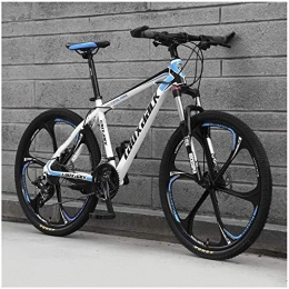 JF-XUAN Bici JF-XUAN Bicicletta Sport all'Aria Aperta 26" MTB Sospensione Anteriore 30 velocità Gears for Mountain Bike con Freni a Doppio Olio, Blu