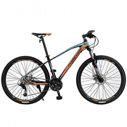 JLZXC Mountain Bike JLZXC Mountain Bike 26" Mountain Biciclette 27 Costi Leggero Telaio Lega di Alluminio del Freno A Disco Anteriore Sospensione Unisex (Color : A)