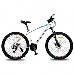 JLZXC Bici JLZXC Mountain Bike Bicycle Bicicletta Bici 26" 30 Costi Unisex Bike Lega Leggera di Alluminio Telaio Sospensione Anteriore A Doppio Disco Freno (Color : Blue)