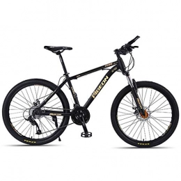 JLZXC Bici JLZXC Mountain Bike Montagna Biciclette 26" Pollici MTB Bike 24 / 27 velocità Ultra Light Telaio in Acciaio al Carbonio Sospensione Anteriore Freno A Disco (Color : B, Size : 27speed)