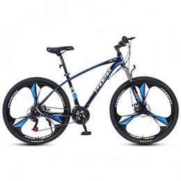 JLZXC Bici JLZXC Mountain Bike Mountain Bike, 26 '' della Rotella Biciclette 24 Costi MTB Leggero Telaio Lega di Alluminio del Freno A Disco Anteriore Sospensione (Color : Blue)