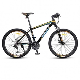 JLZXC Bici JLZXC Mountain Bike Mountain Bike, 26 Donne Hardtail inch Uomini / Biciclette, Telaio Leggero in Lega di Alluminio, 27 velocità, Sospensioni Disco Freno Anteriore (Color : Yellow)