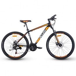 JLZXC Bici JLZXC Mountain Bike Mountain Bike, 26 inch Unisex MTB Biciclette, 17" della Lega di Alluminio, Doppio Disco Freno E Sospensione Anteriore, 21 velocità (Color : A)