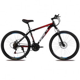 JLZXC Mountain Bike JLZXC Mountain Bike Mountain Bike 26" Sospensione delle Donne / Uomini Ravine Bici 21 / 24 / 27 Costi Acciaio al Carbonio Telaio Disco Freno Anteriore (Color : Black, Size : 27speed)