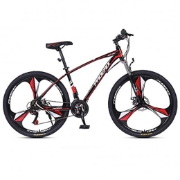 JLZXC Mountain Bike JLZXC Mountain Bike Mountain Bike, Telaio in Acciaio al Carbonio Uomo Donna Hardtail / Biciclette, Doppio Freno A Disco Anteriore Sospensione Anteriore, 26 / 27.5 Pollici Ruote