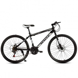 jooe Mountain Bike jooe Mountain Bike Bici 24 Pollici Ruote Uomini E Donne Adulti 21 24 27 30 velocità Variabile Ruota Integrata Doppio Freno A Disco Bicicletta, 24 Speed-C