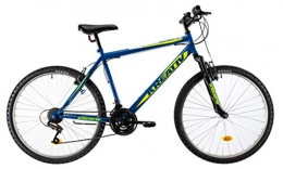 Kreativ Mountain Bike Kreativ K 2603 26 Pollice 46 cm Ragazzi 18SP Freni a Cerchio Blu