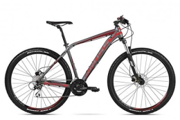 KROSS Bici Kross Bici Bicicletta MTB Mountainbike Bike Mountain Alluminio Shimano Level 2.0 (XL (29"), Rosso / Grigio)