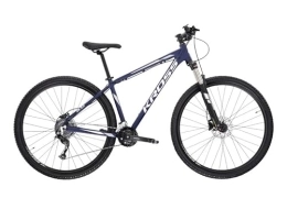 KROSS Mountain Bike Kross Hexagon 8.0 Mountain bike S telaio 29 pollici freno a disco, cambio Shimano a 24 marce, bicicletta Hardtail nero grigio bianco