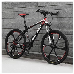 KXDLR Mountain Bike KXDLR 26" MTB Sospensione Anteriore 30 velocità con Mountain Bike con Freni A Doppio Oil, Rosso