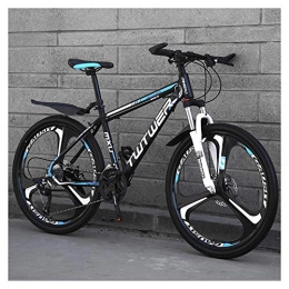 KXDLR Mountain Bike KXDLR Mountain Bike, Hard-Coda della Bicicletta della Montagna, Doppio Freno A Disco Anteriore E Sospensioni, 26Inch 3 Razze Ruote, Blu, 27 Speeds