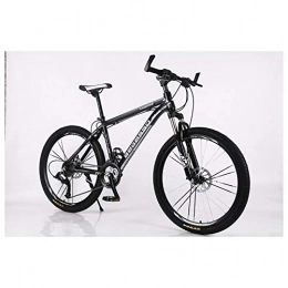 KXDLR Mountain Bike KXDLR Moutain Bike della Bicicletta 27 / 30 Costi MTB 26 Pollici Ruote Forcella della Bici con Freni A Doppio Oil, Nero, 30 Speed