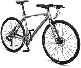 LAMTON Bici LAMTON 30 velocit Road Bike Adulti Commuter Bike Alluminio Leggero della Bicicletta della Strada 700 * Bici da Corsa 25C Ruote Uomo della Bicicletta a Un Percorso, Trail e Montagne (Colore : Nero)