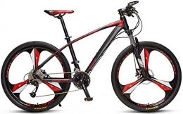 LAZNG Bici LAZNG Biciclette Mens Montagna, Donne di et 33 velocit della Montagna della Bicicletta, Hardtail Mountain Bike con Doppio Freno a Disco, Pendolare Bike, 3 Razze Nere (Colore : 3 Spoke Black)