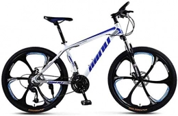 LBWT Mountain Bike LBWT 26 Pollici for Adulti for Mountain Bike, Biciclette Outdoor Comfort Fuoristrada, Alta Acciaio al Carbonio, Regali (Color : White Blue, Size : 27 Speed)