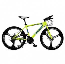 LBWT Mountain Bike LBWT Mountain Bike, Fuori Strada di Riciclaggio della Bicicletta, 26 Pollici City Road Bicicletta, all'Aria Aperta, Regali (Color : Yellow, Size : 27 Speed)