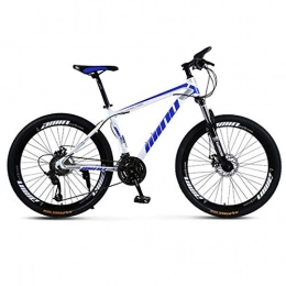 LBWT Bici LBWT Ragazzi for Mountain Bike, Adulti City Road Bicicletta, 26 Pollici Ruote di Bicicletta, Sospensione Doppia, Regali (Color : White Blue, Size : 27 Speed)