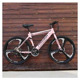 LILIS Mountain Bike LILIS Mountain Bike Biciclette MTB della Strada della Bicicletta for Le Donne 26 Pollici Ruote Doppia Regolazione del Freno a Disco for Adulti Mountain Bike da Uomo (Color : Pink, Size : 21 Speed)