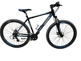 Lombardo Mountain Bike Lombardo Mountain Bike 27, 5" Sestriere 300 21V Black / Blue Matt Mis. 39