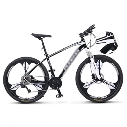 LZZB Bici LZZB Mountain Bike / Biciclette 26 / 27, 5 Pollici Ruota Leggera Alumiframe 33 velocità Doppio Freno a Disco Adatto per Uomini e Donne Appassionati di ciclismo / Bianco / 26 Pollici