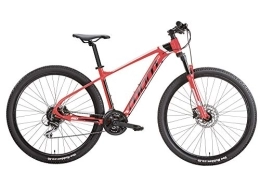 MBM Mountain Bike MBM QUARX 29' Disk BR. MTB all 24S SUSP F Bici Unisex Adulto, Rosso A20, 53