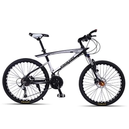 MIRC Bici MIRC Studente Ultraleggero da Bicicletta Maschio Adulto con Doppia Ammortizzazione in Discesa Morbida Coda da Cross Mountain Bike 30 / 33 velocità, White, M