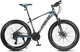 MJY Mountain Bike MJY Bicicletta 24 'Mountain bike per adulti, telaio per mountain bike a doppia sospensione con pneumatici grassi, telaio in lega di alluminio, mountain bike per tutti i terreni, velocità 24 / 27 / 30 / 33