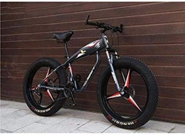 MJY Mountain Bike MJY Bicicletta da 26 pollici con ruote per mountain bike per adulti, ruota rigida Mbt per bici con grasso, telaio in acciaio ad alto tenore di carbonio, doppio freno a disco 6-27, 27 velocità