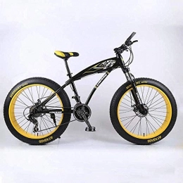 MJY Bici MJY Mountain bike a 27 velocità da 24 ' / 26', bici da neve a ruota grande, freno a doppio disco, forcella anteriore ammortizzante, bici da spiaggia fuoristrada all'aperto 6-11, B, 26 pollici