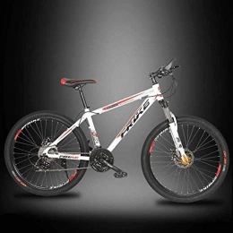 MJY Bici MJY Mountain bike da 26 pollici a velocità variabile per adulti, 21-24-27 velocità bici con telaio in lega di alluminio leggero, bicicletta con freno a doppio disco ad assorbimento degli urti 6-11, 27