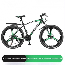 MJY Bici MJY Mountain bike per adulti, bici da motoslitta da spiaggia, bici con freno a doppio disco, ruote in lega di alluminio da 24 pollici, biciclette, uomo donna 5-27, 30