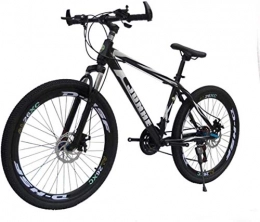 MJY Mountain Bike MJY Mountain Bike Studente Bicicletta Doppio freno a disco Cambio di velocità Mountain Bike Uomini e donne Adulto Car-All Black-High Knife Wheel_26 inch 30 Speed ​​7-10