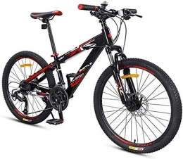 MOSHANG Bici MOSHANG Boy Mountain Bike, velocità di 24 Pollici con Doppio Disco 27, Tutto l'alluminio Terreno Davanti Telaio ammortizzato Mountain Bike