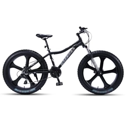 KDHX Mountain Bike Mountain Bike 24 pollici 27 velocità Pneumatici fuoristrada Acciaio ad alto tenore di carbonio Freni a doppio disco Colori multipli per bicicletta per adulti Sport all'aria aperta ( Color : Black )