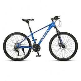 Great Bici Mountain Bike, 26 "mountain Bike, 27 Velocità Sport All'aperto Bicicletta Doppia Disco Freno A Disco In Lega Di Alluminio A Sospensione A Sospensione Integrale Bici Da Commutazione (altezza(Color:Blu)