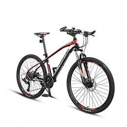 Great Bici Mountain Bike, 26 "mountain Mountain Bike, 27 Raggi Di Velocità Ruota In Lega Di Alluminio In Lega Di Alluminio Dual Disco Freni A Disco Per Cavalieri Con Un'altezza Di 155-185(Size:27 speed, Color:UN)