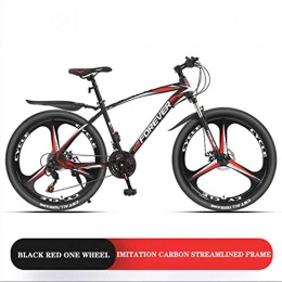 CPY-EX Mountain Bike Mountain Bike, 26 Pollici, 21 / 24 / 27 / 30 velocità, Anteriore e parafanghi Posteriori, Double Disc Brake System, Nero Blu, Nero Rosso, Nero Verde, Blu Bianco, 3, 6, 10 Cutter Ruote, A2, 21