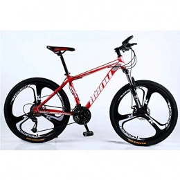 peipei Bici Mountain Bike 26 Pollici 27 velocit Una Ruota Cross Country Bicicletta a velocit variabile Studente Maschio Assorbimento degli Urti Bici-Tre coltelli Red_24