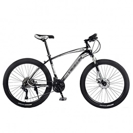 FBDGNG Bici Mountain Bike 26 ruote in lega di alluminio 21 / 24 / 27 velocità sistema di cambio doppio freno a disco adulto bicicletta per uomo donna (dimensioni: 27 velocità, colore: rosso)